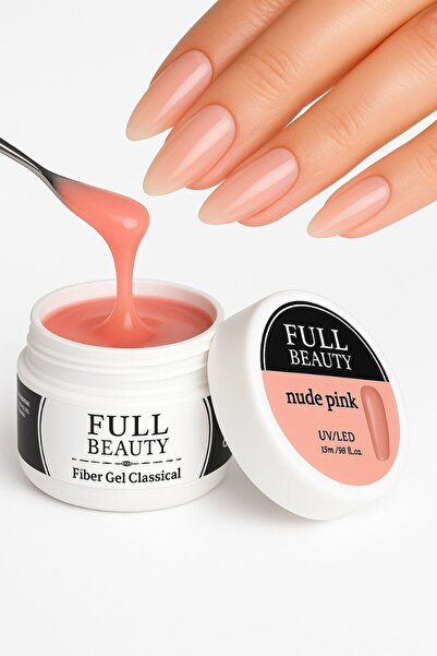 Full Beauty Protez Tırnak Jeli Builder Jel Nude Pink Pembe 15ml
