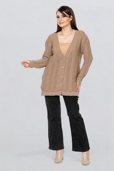 Fox Life Kids Women's Long Glitter Knitted Cardigan Flt1006