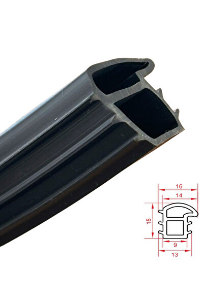 BABAWİCK Çelik Kapı Fitili 6 Metre Siyah Renk. Ses, Toz ve Isı Yalıtımı Sağlar. Kapı Contası, Kapı Lastiği