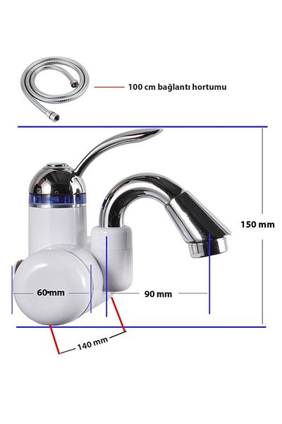 Sıcak Musluk Electric Faucet with Instant Water Heater