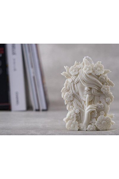 SCA CANDLE Silvana MumBeyaz Renk Dekoratif Mum