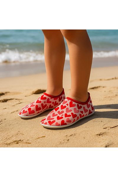 fluffy Pantofi de plajă și mare pentru femei, pantofi de piscină