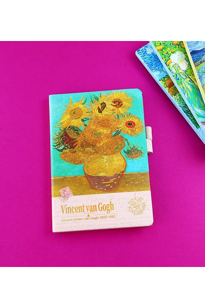 Gift Moda Van Gogh Design A5 80 Sheets Notebook Bm-1715