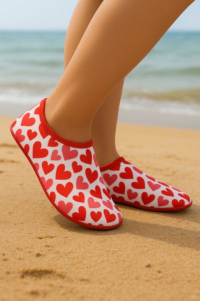 fluffy Pantofi de plajă și mare pentru femei, pantofi de piscină