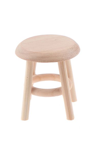 Choice As Pic 1/12 Dollhouse Miniature Furniture Round Stool Chair For Kids Pretend Play Toy House Decor Ch