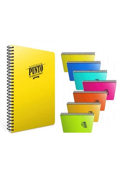 Gıpta Punto Spiral PP Cover Notebook (a4) 120 Sheets (Checked)
