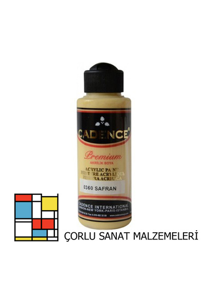 Cadence Premıum Akrilik Boya 0360 Safran 120ml