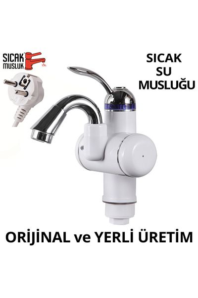Sıcak Musluk Electric Instant Water Heater Thermal Water Heater Faucet Sink Mounted Asg-3b