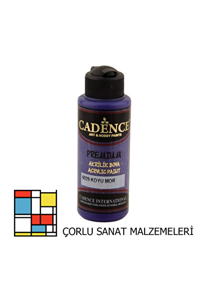 Cadence Premıum Akrilik Boya 6029 Koyu Mor 120ml
