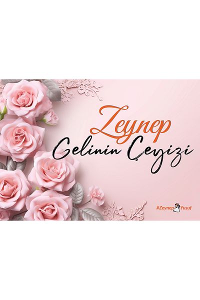 Kentsoylu Προσαρμοσμένο σχέδιο Προίκα Κορμάκι Συσκευασία Ετικέτα στο όνομα της νύφης - Μέγεθος Α4- Πακέτο 10 Αυτοκόλλητο