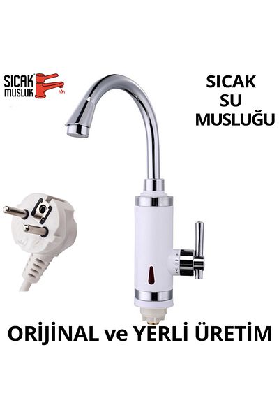 Sıcak Musluk Electric Instant Water Heater Thermal Water Heater Faucet Sink Mounted Asg-4b Single Water Inlet