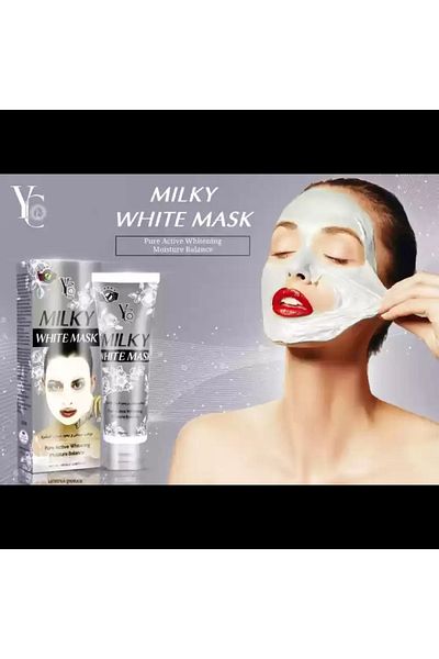 YC Milky White Skin Moisturizing Face Mask 100 ml – Milk-enriched Hydrating & Brightening Mask