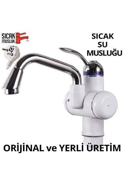 Sıcak Musluk Thermal Water Heater - Electric Instant Water Heater, Faucet Mounted on the Sink