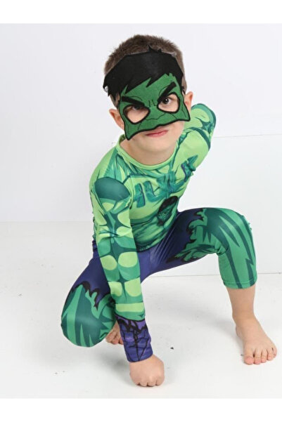 Gadget Gear Süper Kahraman Kostüm - Hulk Çocuk Kostüm