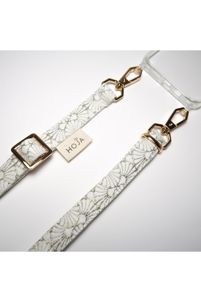 HOJA Store حزام هاتف شاين بيرلا لهاتف آيفون 11 - حافظة هاتف مع حزام