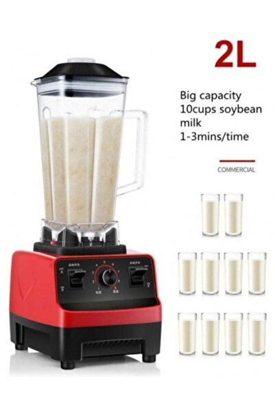 Micro Plus خلاط كهربائي عالي السرعة 2 في 1 من مايكرو بلس، سعة 2.0 لتر، معالج طعام، عصارة كهربائية عالية السرعة