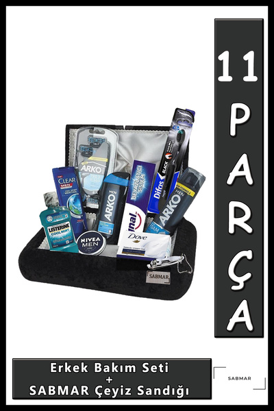 Arko Men Nişan Bohçası Damat Bohçası Erkek Söz Nişan Bakım Seti + Damat Çeyiz...