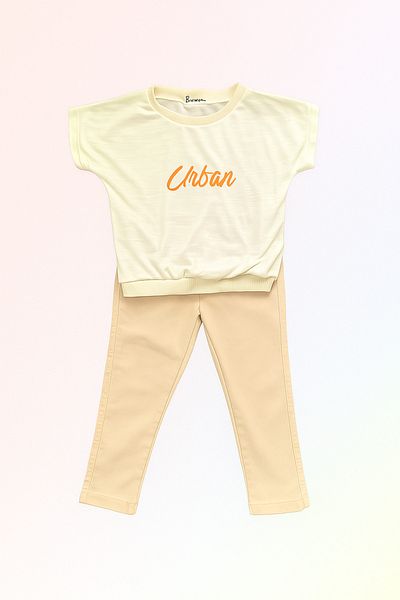 Veni Baby Girl's Pantalon T-Shirt Set