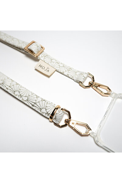 HOJA Store حزام هاتف شاين بيرلا آيفون 15 - حافظة هاتف مع حزام