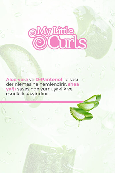 NOVEX My Little Curls Çocuklar Için Durulanmayan Saç Bakım Kremi 300ml