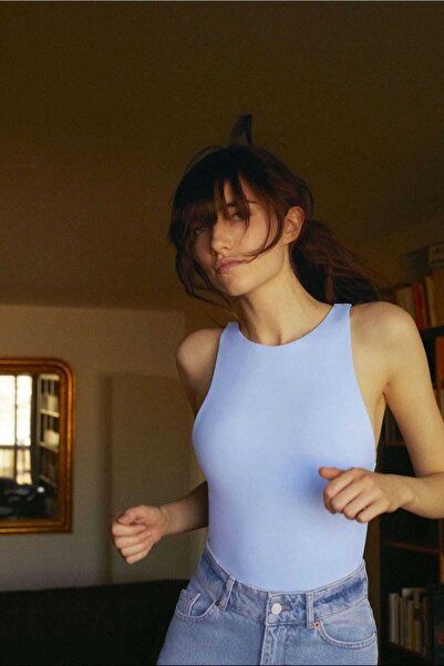 thesunfyre Дамски безшевен боди с полиамидна яка и закопчаване с копчета Боди...