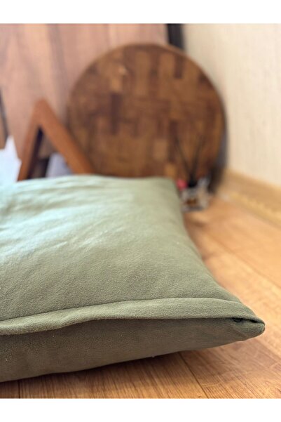 Kumru Çeyiz Çok Kullanışlı Kadife Yer Minderi Puf Kılıfı 60x60 Minder