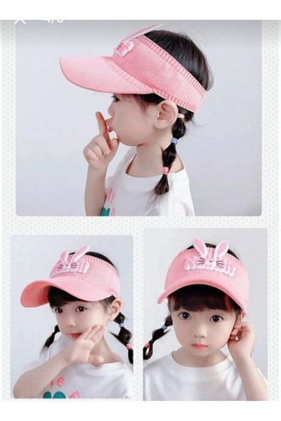 Blotch 2-8 Years Old Children's Back Elastic Sunscreen Open Top Summer Visor Visor Hat