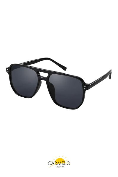 Carmelo Eyewear C01Ge006 Black Men's Sunglasses