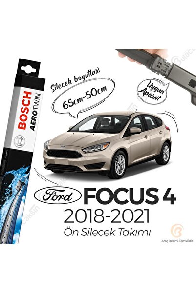 Bosch Aerotwin Muz Silecek Takımı Ford Focus 4 2018-2019 ile uyumlu
