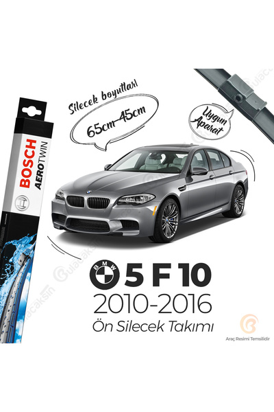 Bosch Aerotwin Muz Silecek Takımı BMW 5 F10 2010-2016 ile uyumlu