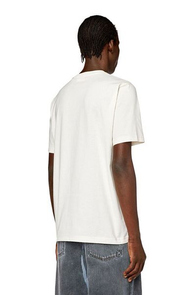 Diesel Λευκό T-Shirt - Ανδρικό