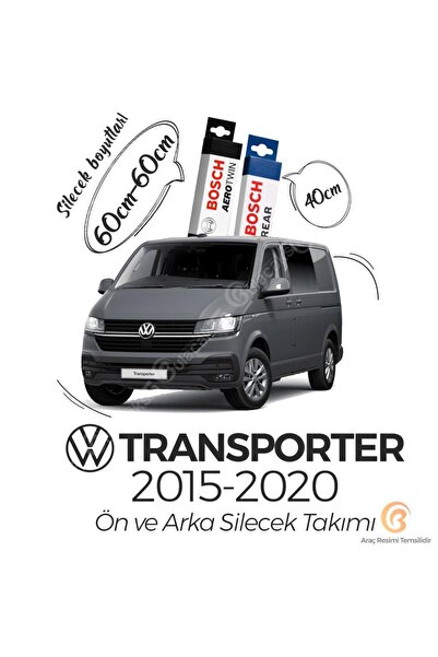 SIEGEN Bosch Aerotwin Ön-Arka Silecek Takımı VW Transporter T6 2015-2020 ile ...