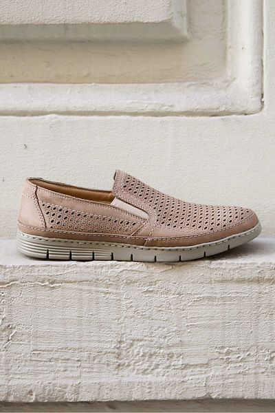 Vantaggio Γνήσιο δέρμα Nubuck - Διάτρητα Ανδρικά παπούτσια Comfort Massa Kum