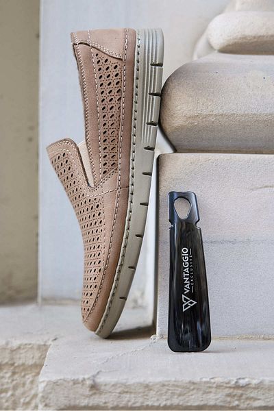 Vantaggio Γνήσιο δέρμα Nubuck - Διάτρητα Ανδρικά παπούτσια Comfort Massa Kum