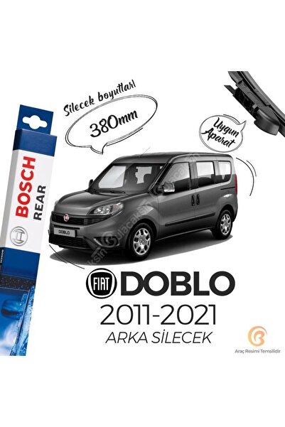 Bosch Rear Arka Silecek Fiat Doblo 2011-2021 ile uyumlu