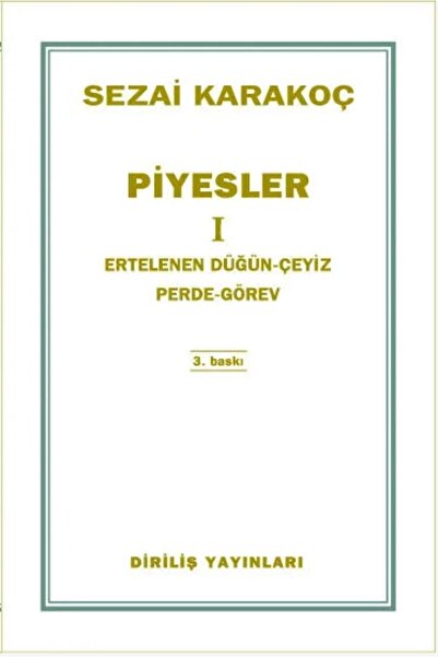 Diriliş Yayınları Piyesler 1