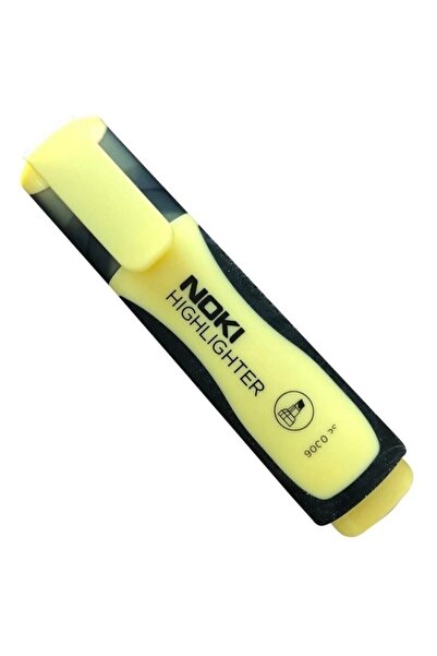 Noki قلم هايلايتر أصفر باستيل 9000p