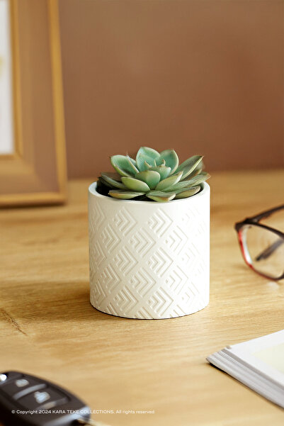 KARA TEKE COLLECTIONS Modern, Şık Ve Dekoratif Geometrik Ok Desenli Beton Suk...