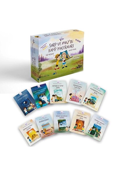 ENFALYA YAYINLARI Sarp Ve Ayaz'ın Kamp Maceraları 10 Kitap 480 Sayfa (DEĞERLE...