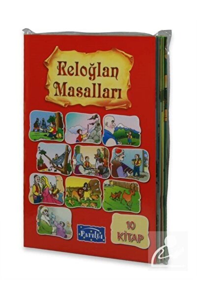 Parıltı Yayıncılık Keloğlan Masalları 7 Yaş Ve Üzeri Renkli Resimli (10 KİTAP SET)