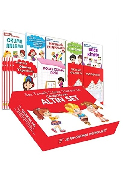 Çalışkan Arı Yayınları Çalışkan Arı Ilk Okuma Yazma Öğretim Seti Altın Set**2025