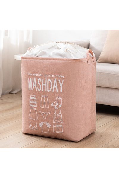 Bogadini Foldable Cotton Clothes Storage Basket