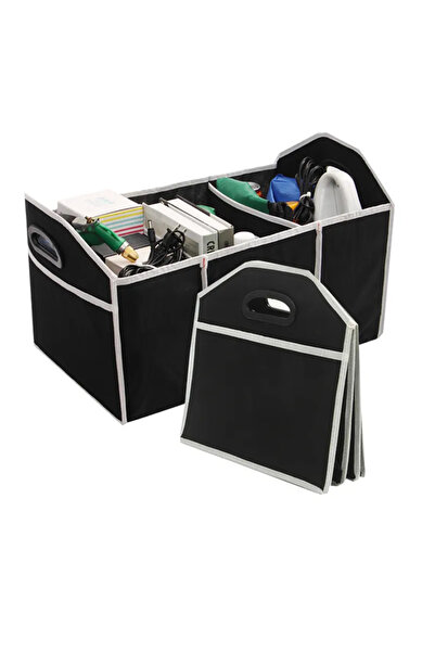 Bogadini Cutie De Depozitare Auto, Lada Pliabila Depozitare Auto Cu Buzunare ...