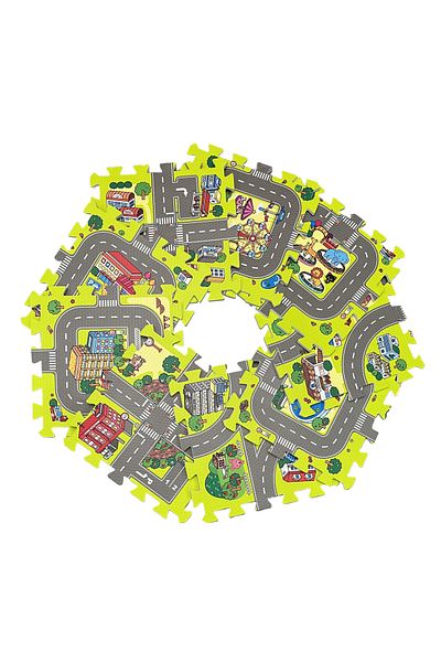 Bogadini 9 Piece Eva Foam Play Mat, Safe, Educational, Non-Slip and Waterproof