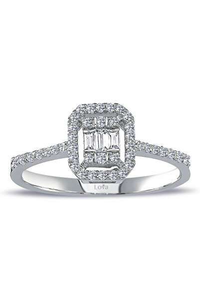 Lova 0,30 Karat Baget Pırlanta Yüzük - 1020396