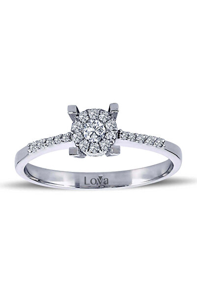 Lova 0,50 Karat Tektaş Görünümlü Pırlanta Yüzük - 1020169