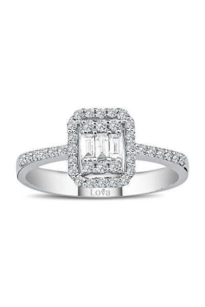 Lova 0,33 Karat Baget Pırlanta Yüzük - 1020313