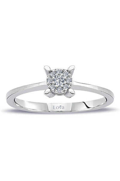 Lova 0,30 Karat Tektaş Görünümlü Pırlanta Yüzük - 1020425