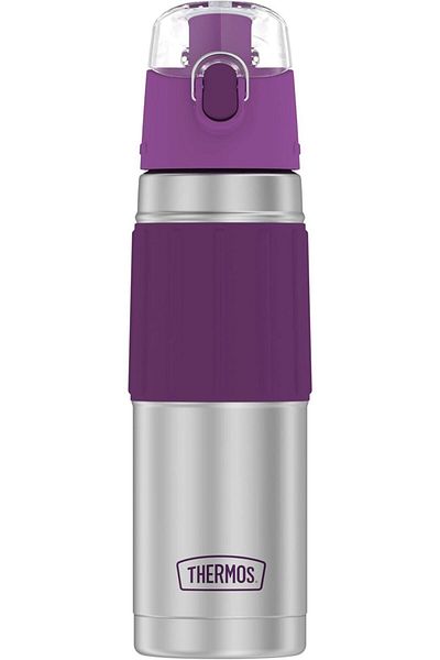 Thermos Stainless Steel Hydration Bottle, 18 Ounce, Deep Purple
