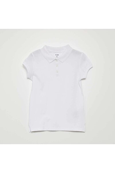 KIABI Short-sleeved polo shirt white